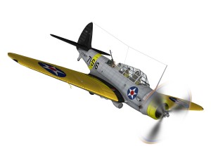 douglas tdb-1 devastator - 71s16 3D 모델