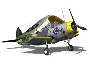 douglas tdb-1 devastator - 71s16 3D 모델