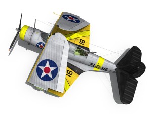 douglas tdb-1 devastator - 71s16 3D 모델