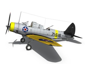 douglas tdb-1 devastator - 71s16 3D 모델