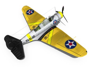 douglas tdb-1 devastator - 71s16 3D 모델