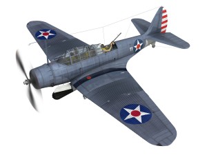 douglas tdb-1 devastator - t1 3D-Modell