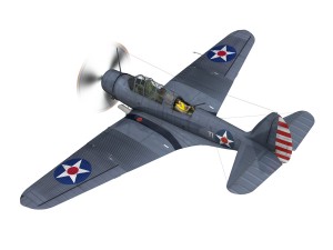 douglas tdb-1 devastator - t1 3D-Modell