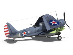 douglas tdb-1 devastator - t1 3D-Modell