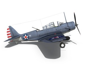 douglas tdb-1 devastator - t1 3D-Modell