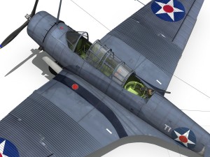 douglas tdb-1 devastator - t1 3D-Modell