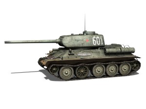 t-34 85 - soviet medium tank - 601 Modèle 3D