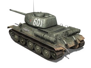 t-34 85 - soviet medium tank - 601 Modèle 3D