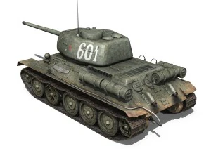 t-34 85 - soviet medium tank - 601 3D Model