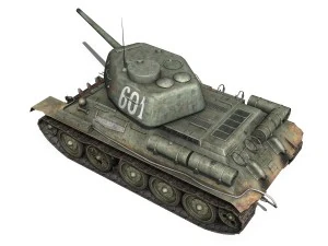 t-34 85 - soviet medium tank - 601 3D Model