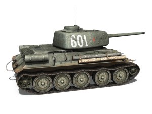 t-34 85 - soviet medium tank - 601 Modèle 3D