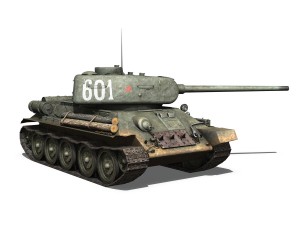 t-34 85 - soviet medium tank - 601 Modèle 3D