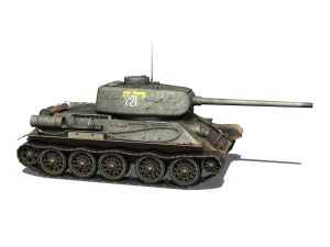 t-34 85 - soviet medium tank - 221 3D Model