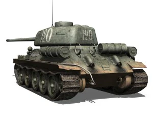 t-34 85 - soviet medium tank - 120 3D Model