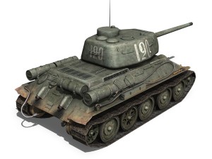 t-34 85 - soviet medium tank - 120 3D Model