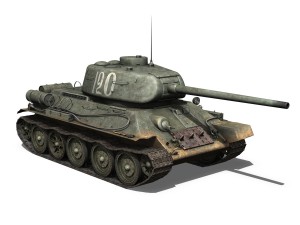 t-34 85 - soviet medium tank - 120 3D Model