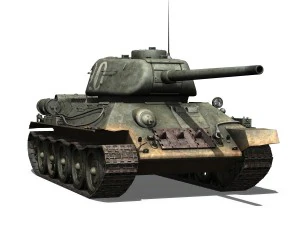 t-34 85 - soviet medium tank - 120 3D Model
