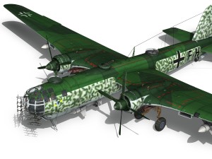 heinkel he-177 - greif - f8fh Model 3D