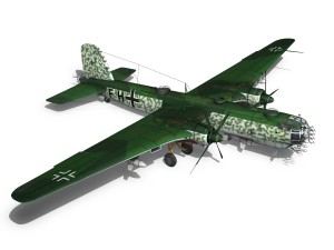 heinkel he-177 - greif - f8fh Model 3D