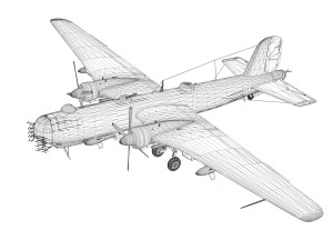 heinkel he-177 - greif - f8fh Model 3D