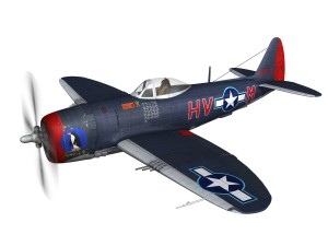 republic p-47m thunderbolt - pengie v 3Dモデル