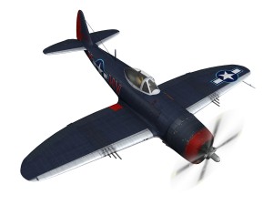 republic p-47m thunderbolt - pengie v 3Dモデル