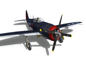 republic p-47m thunderbolt - pengie v 3Dモデル