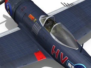 republic p-47m thunderbolt - pengie v 3Dモデル