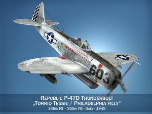 republic p-47d thunderbolt - torrid tessie 3D मॉडल