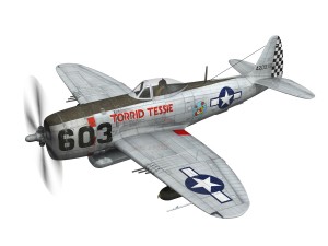 republic p-47d thunderbolt - torrid tessie 3Dモデル