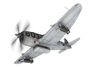 republic p-47d thunderbolt - torrid tessie 3Dモデル
