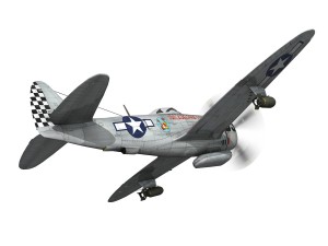 republic p-47d thunderbolt - torrid tessie 3Dモデル