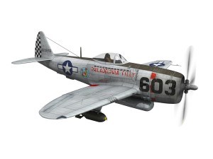 republic p-47d thunderbolt - torrid tessie 3Dモデル