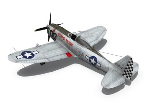 republic p-47d thunderbolt - torrid tessie 3Dモデル