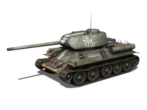 t-34 85 - soviet medium tank - 170 Modelo 3D