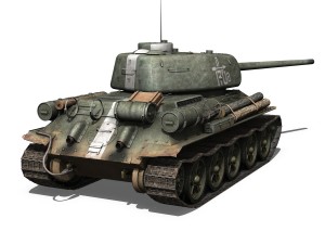 t-34 85 - soviet medium tank - 170 Modelo 3D