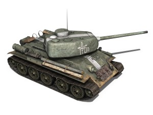 t-34 85 - soviet medium tank - 170 Modelo 3D