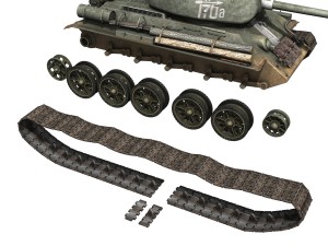 t-34 85 - soviet medium tank - 170 Modelo 3D