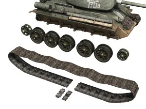 t-34 85 - soviet medium tank - 170 3D Model