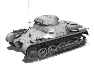 pzkpfw 1 - panzer 1 - ausf a - 424 Modelo 3D