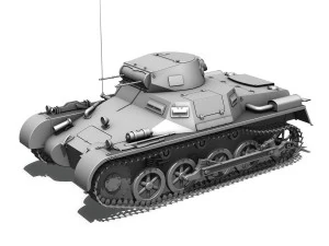 pzkpfw 1 - panzer 1 - ausf a - 424 3D Model