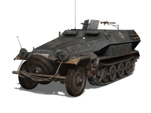 sdkfz 251-1 ausfb - halftruck - 7pd 3D 모델