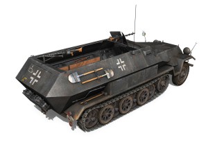 sdkfz 251-1 ausfb - halftruck - 7pd 3D 모델
