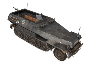 sdkfz 251-1 ausfb - halftruck - 7pd 3D 모델