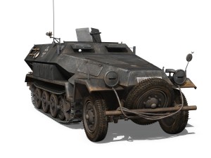 sdkfz 251-1 ausfb - halftruck - 7pd 3D 모델