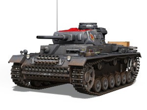 pzkpfw iii - panzer 3 - ausfj - 624 3D 模型