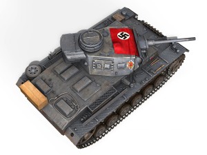 pzkpfw iii - panzer 3 - ausfj - 624 3D 模型