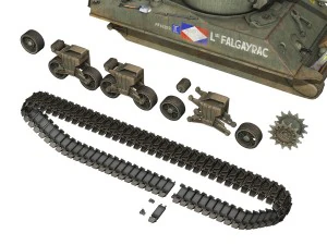 m4a3e2 - sherman jumbo - lt falgayrac 3D Model