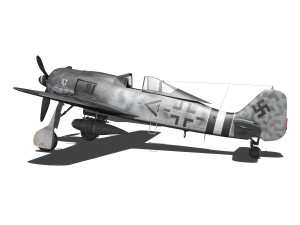 focke wulf - fw190 a8 - 960542 3D 模型