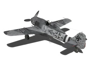 focke wulf - fw190 a8 - 960542 3D Model
